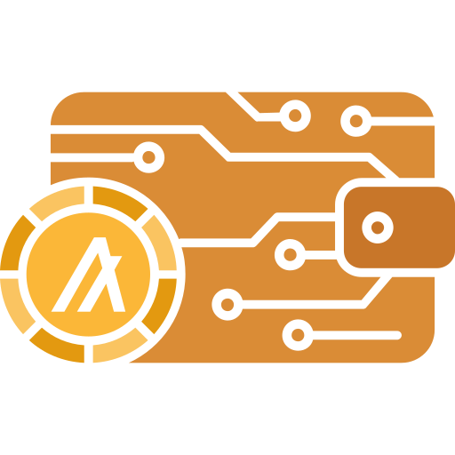 portfel kryptowalut Generic Flat ikona