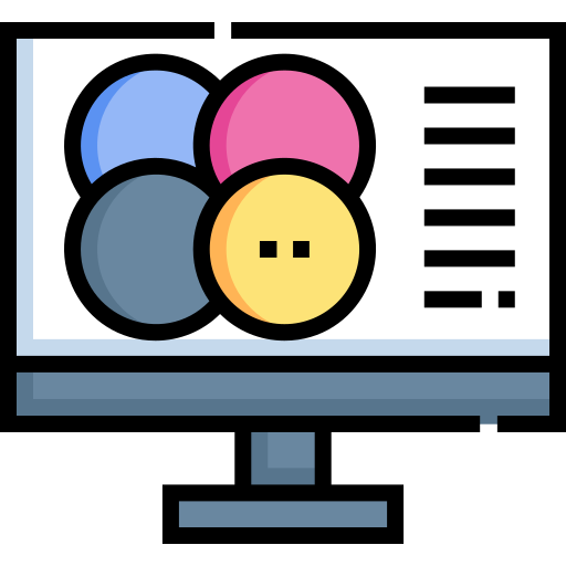cmyk Detailed Straight Lineal color icon