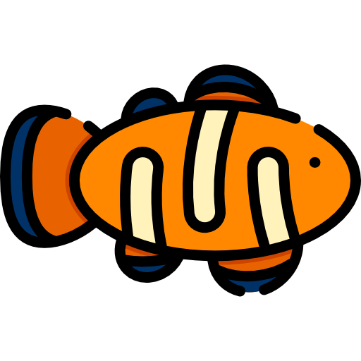 pesce pagliaccio Special Lineal color icona