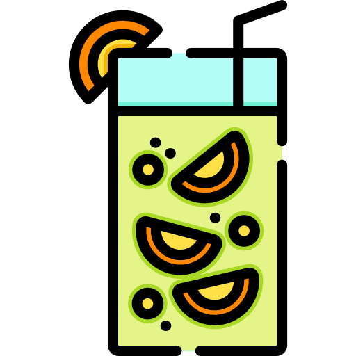 bebida tropical Special Lineal color icono