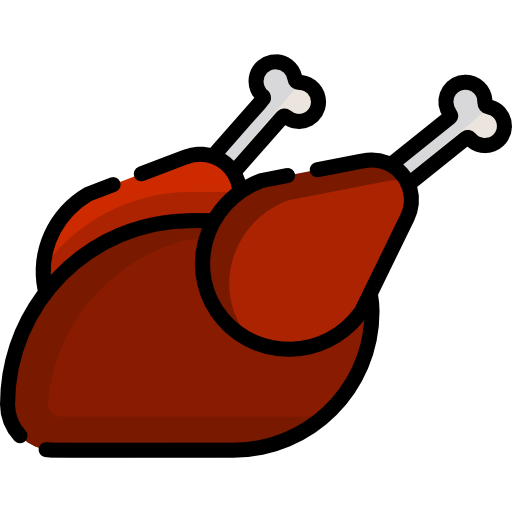 Roast chicken Special Lineal color icon