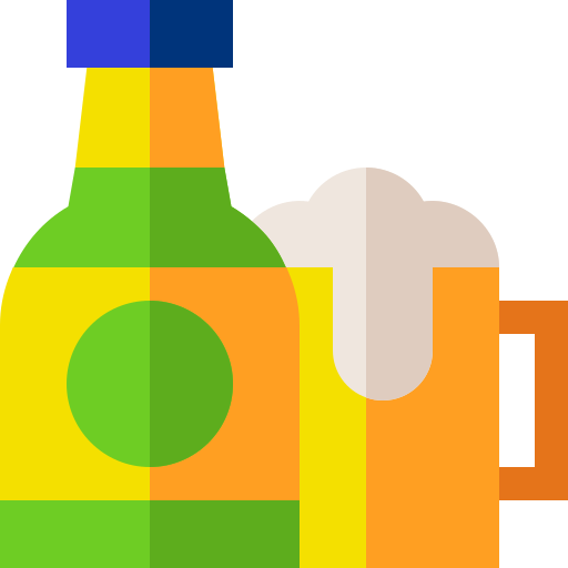cervezas Basic Straight Flat icono
