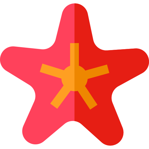 estrella de mar Basic Straight Flat icono