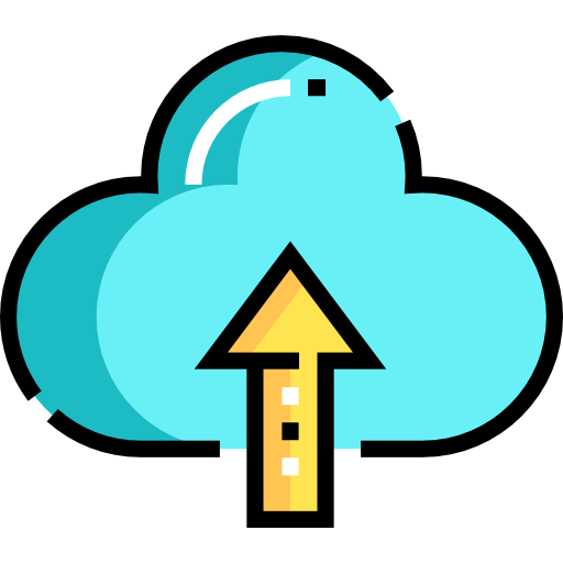 Cloud computing Detailed Straight Lineal color icon
