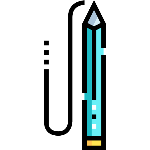ołówek Detailed Straight Lineal color ikona