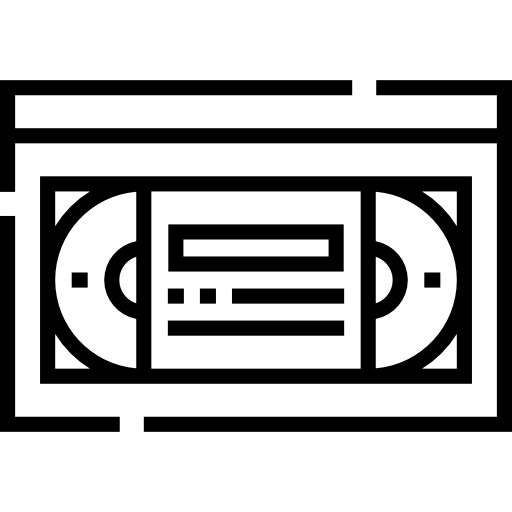 videoregistratore Detailed Straight Lineal icona