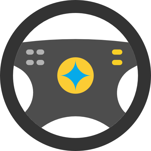 Steering wheel Pause08 Flat icon