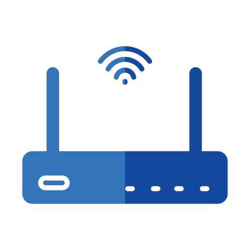 périphérique routeur Generic Blue Icône