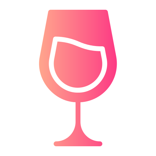 copa de vino Generic Flat Gradient icono