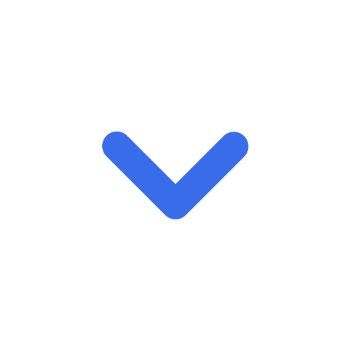 Angle-down Generic Blue icon
