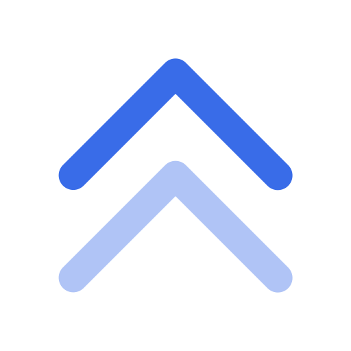 Angle-up Generic Blue icon