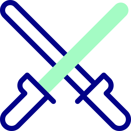 ar 지팡이 Detailed Mixed Lineal color icon