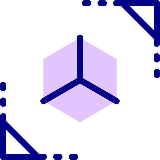 홀로그램 Detailed Mixed Lineal color icon
