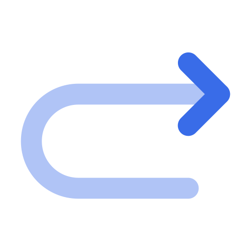 Arrow-right Generic Blue icon