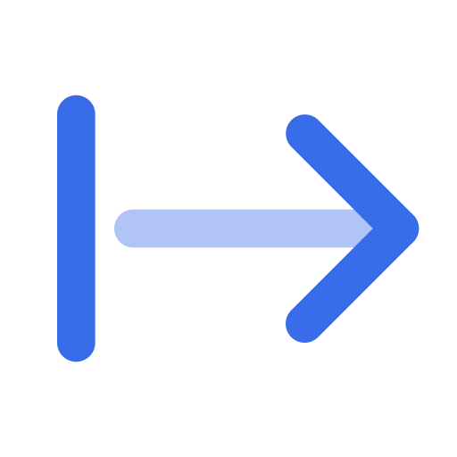 Arrow right Generic Blue icon