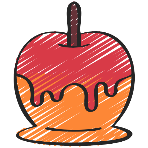 snoep appel Juicy Fish Sketchy icoon