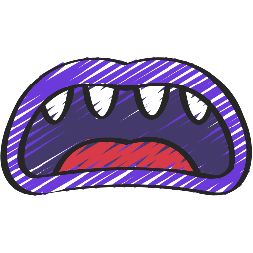 Mouth Juicy Fish Sketchy icon