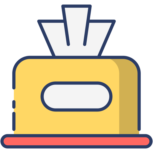 caja de pañuelos Generic Outline Color icono
