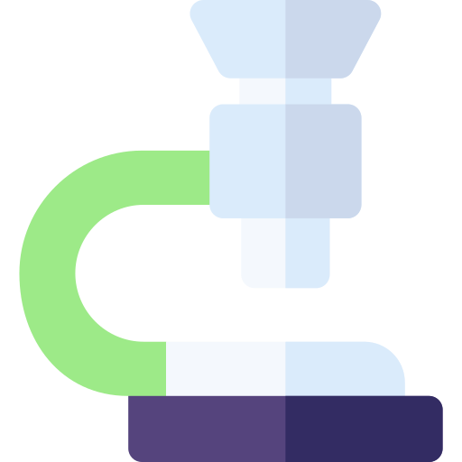 Microscope Basic Rounded Flat icon