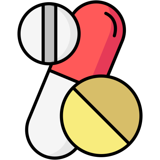 약제 Generic Outline Color icon