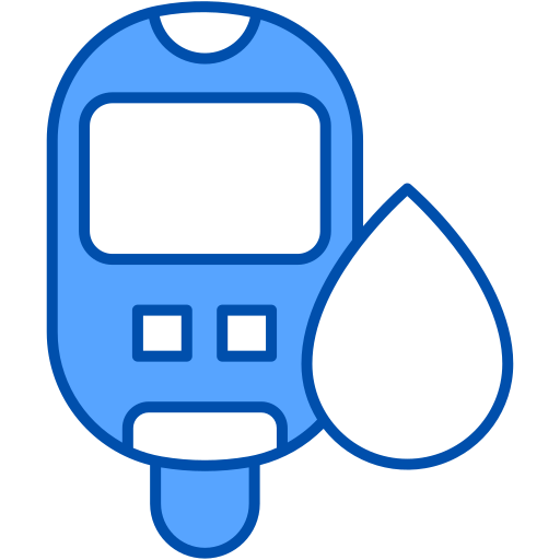 blutzuckermessgerät Generic Blue icon