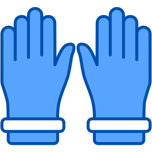 Rubber gloves Generic Blue icon