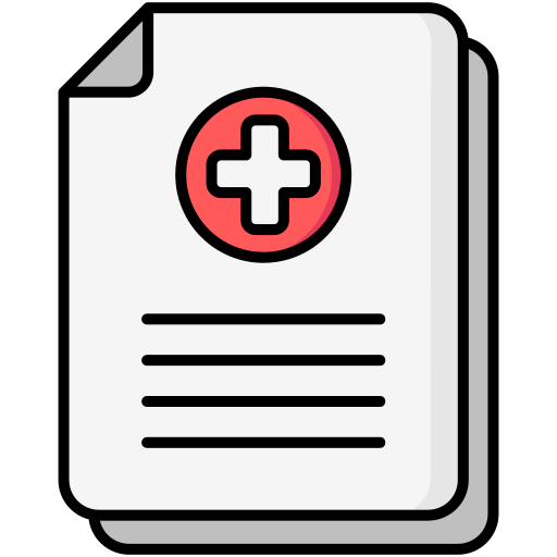 Medical Report Generic Outline Color icon