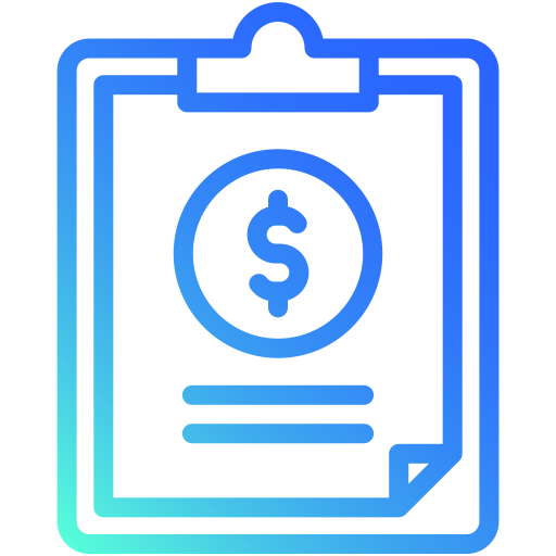 Invoice Generic Gradient icon