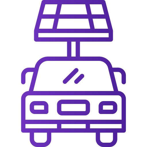 elektroauto Generic Gradient icon