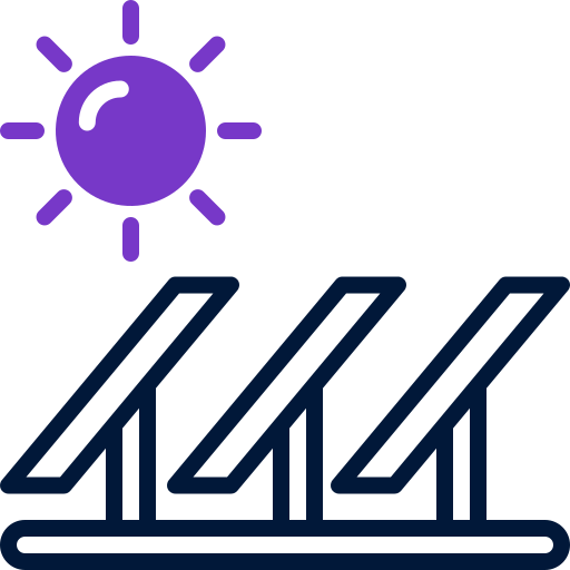 태양 에너지 Generic Mixed icon
