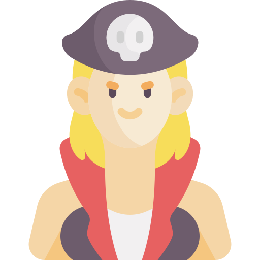 pirata Generic Flat icona