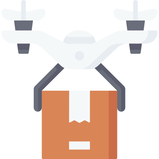 Drone delivery Special Flat icon