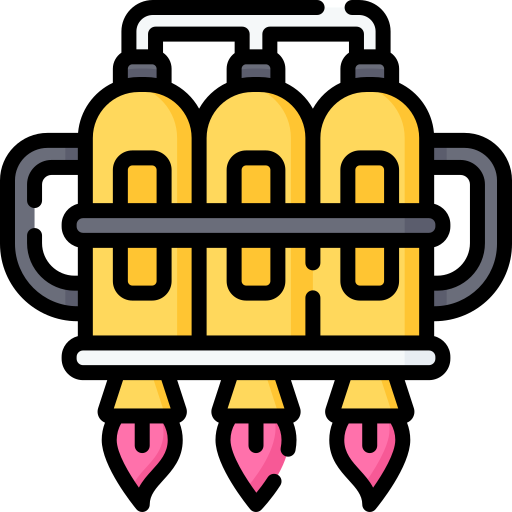 Jet pack Special Lineal color icon
