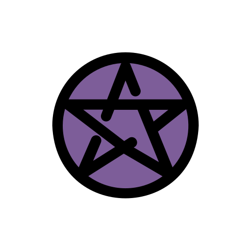 pentagram Generic Outline Color icoon