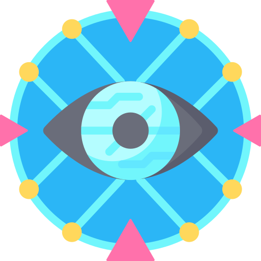 Cyber eye Special Flat icon