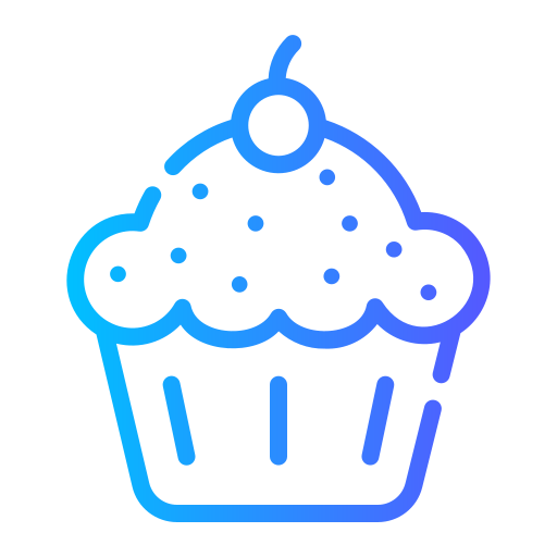 Cup cake Generic Gradient icon
