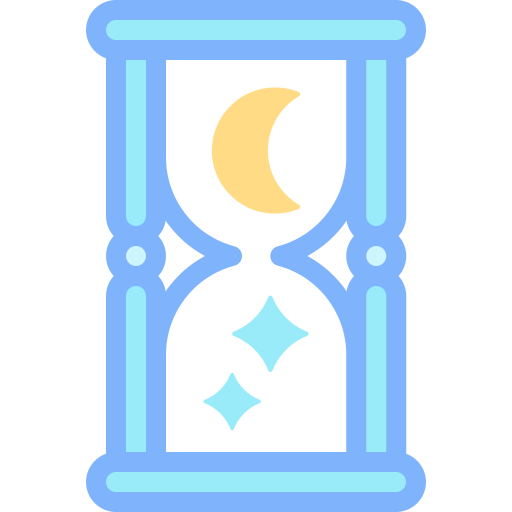 Песочные часы Detailed color Lineal color иконка