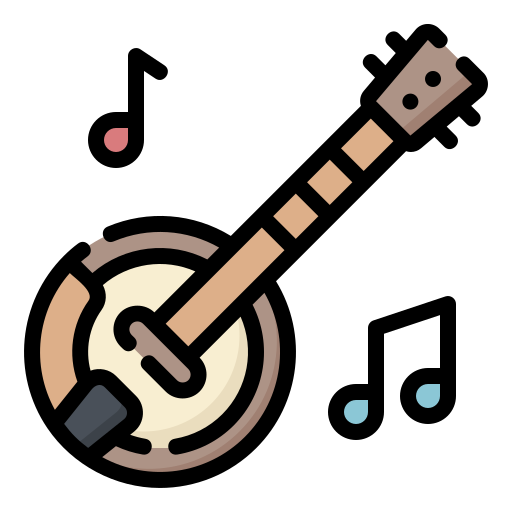 Banjo Generic Outline Color icon