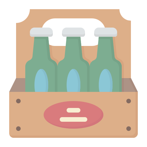 Beer Box Generic Flat icon