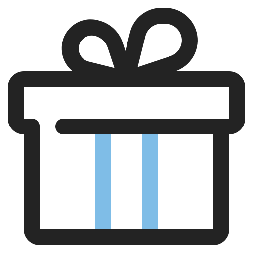 geschenkbox Generic Outline Color icon