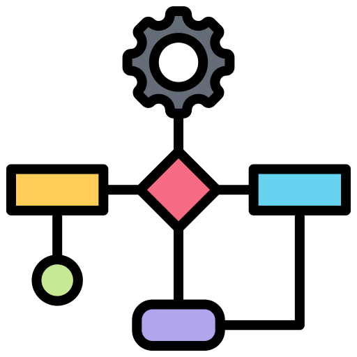 Algorithm Generic Outline Color icon