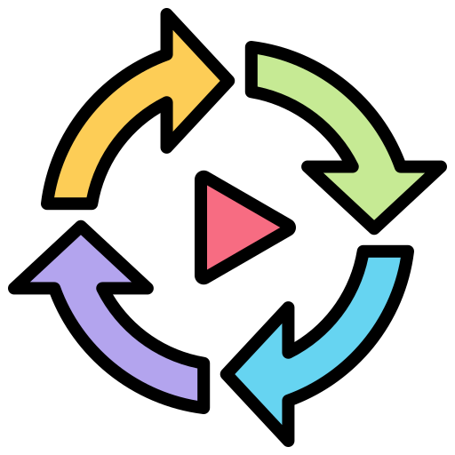 ciclo Generic Outline Color Ícone