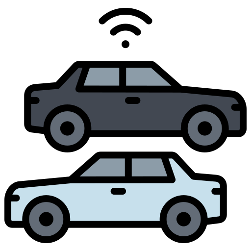 차량 Generic Outline Color icon