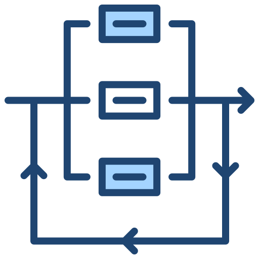 diagrama Generic Blue icono