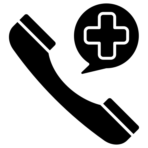 noodoproep Generic Glyph icoon