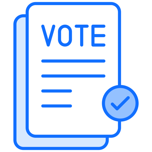Election Icons Generic Blue icon