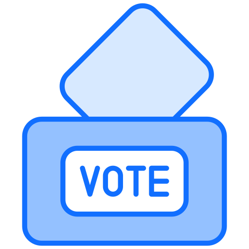 투표함 Generic Blue icon
