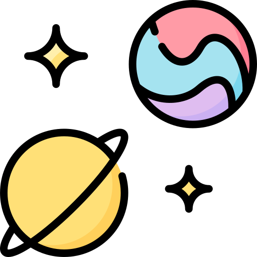 惑星 Special Lineal color icon