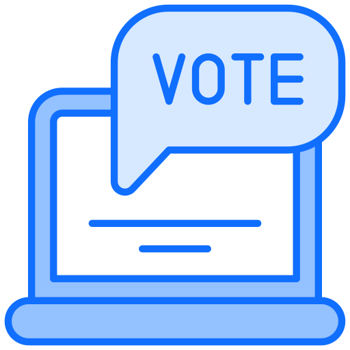 vote Generic Blue Icône