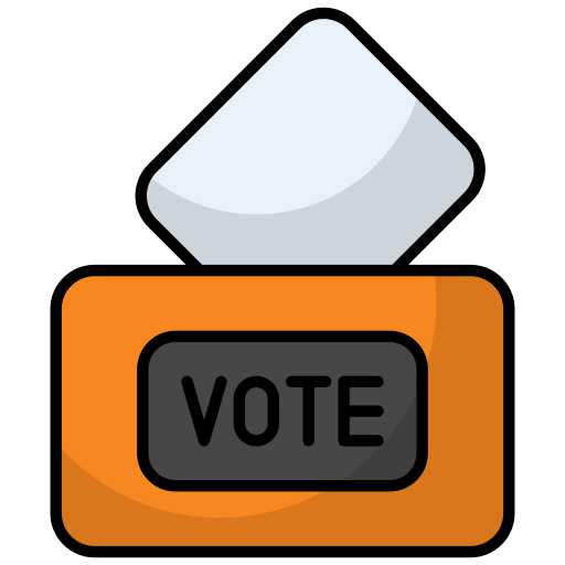 Caixa de votação Generic Outline Color Ícone